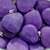 DIJE CORAZON AGATA VIOLETA 26 MM