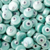 PASANTE CERAMICA DISCO TURQUESA 8 MM X 10 UNIDADES - comprar online