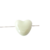 PASANTE CERAMICA CORAZON VERDE AGUA 15 MM X 6 UNIDADES - tienda online
