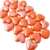 PASANTE CERAMICA CORAZON NARANJA 15 MM X 6 UNIDADES en internet