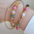 KIT ARMADO PULSERA DE ACERO DORADO Y PIEDRAS NATURALES - comprar online