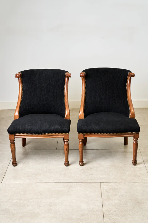2 Sillas estilo Imperio CarlosX (gondola)