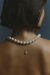 Colar Goutte em Ouro Branco com Diamantes na internet
