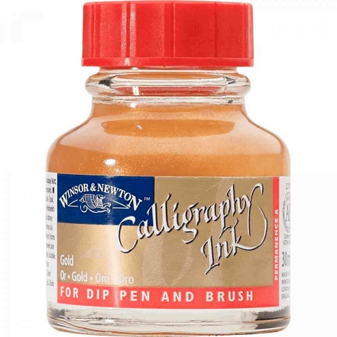 Tinta Caligrafica Winsor & Newton 30ml Gold