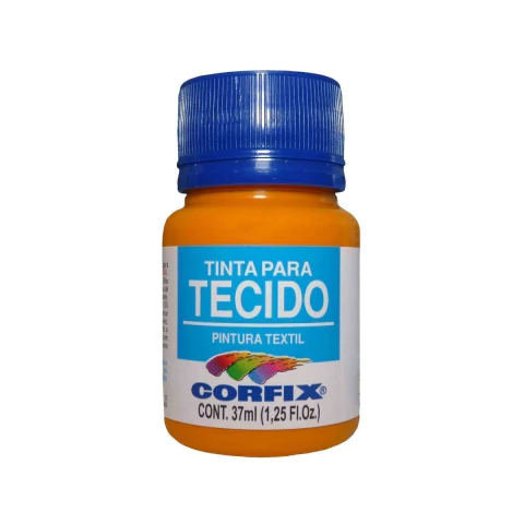 Tinta para Tecido Fosca Corfix 307 Amarelo Cadmio 37ml