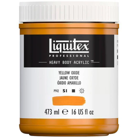 Tinta Acrilica Liquitex Heavy Body 473ml S1 Yellow Oxide