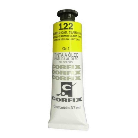 Tinta Oleo Corfix G1 122 Amarelo Cadmio Claro (Imit) 37ml