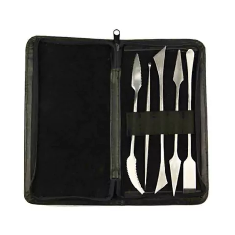 Conjunto de Ferramentas de Aco Para Modelagem 5 Pecas SFT049