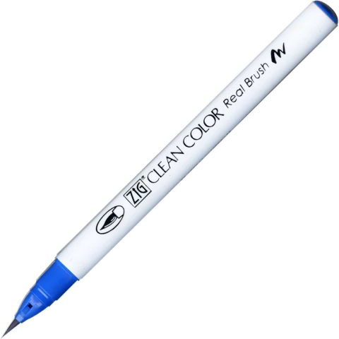 Caneta Brush Kuretake Zig Clean Color Real Brush Persian Blue 032