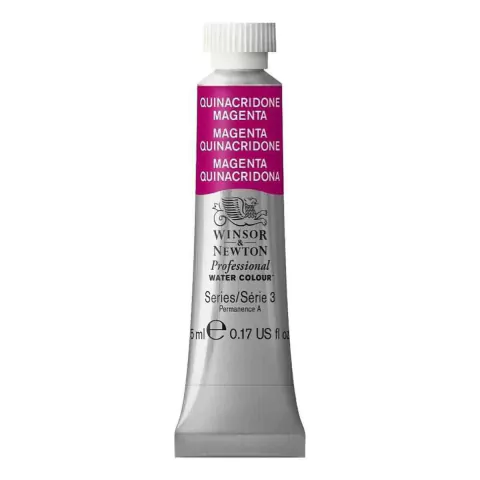 Aquarela Profissional W&N Tubo S3 545 Quinacridone Magenta 5ml