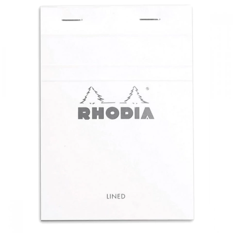 Bloco de Notas Rhodia N°18 Pautado 21x29,7cm 80 Folhas