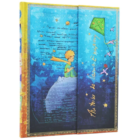 Caderneta Paperblanks Midi 18x12cm Capa Dura Pautado - O Pequeno Principe