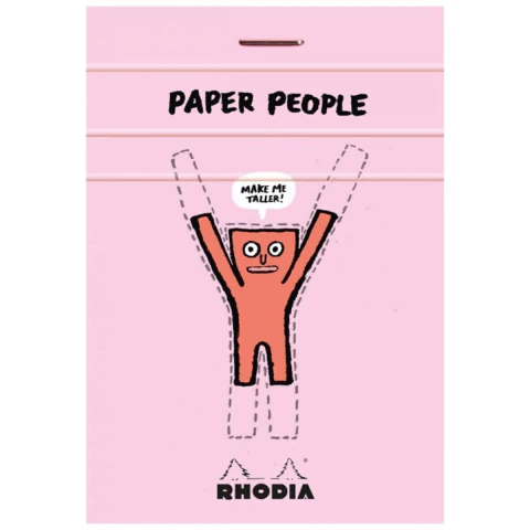 Bloco Rhodia Edicao 90 anos & Paper People Quadriculado 7,2x10,3cm 80 Folhas