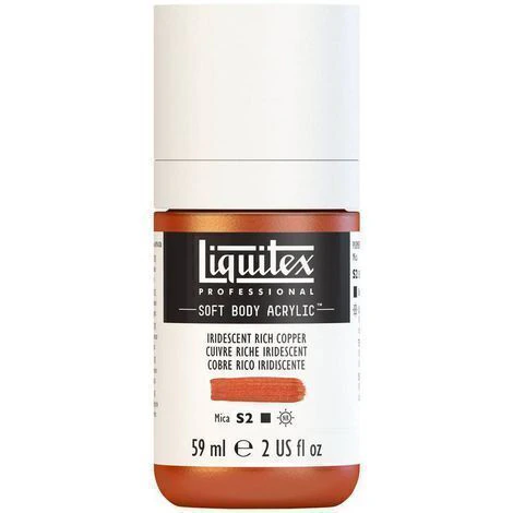 Tinta Acrilica Liquitex Soft Body 59ml S2 Iridescent Rich Copper