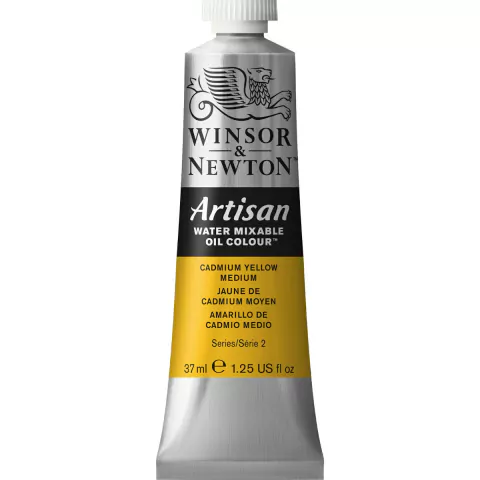 Tinta Oleo Water Mixable Artisan W&N S2 116 Cadmium Yellow Medium