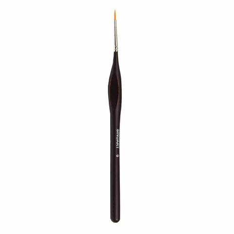 Pincel Redondo Para Aquarela Sinoart SFB0148 Nº 0