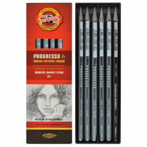 Lapis Integral Progresso 5 Graduacoes+Aquarelavel Koh-I-Noor