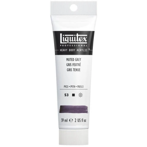 Tinta Acrilica Liquitex Heavy Body 59ml S3 Muted Grey
