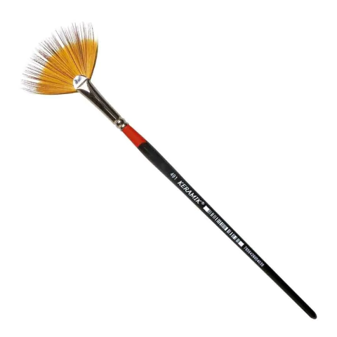 Pincel Leque Sintetico Keramik 491 Nº 4