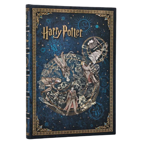 Caderneta Paperblanks Midi 18x12cm Capa Dura Pautado - Harry Potter Legends of Hogwarts