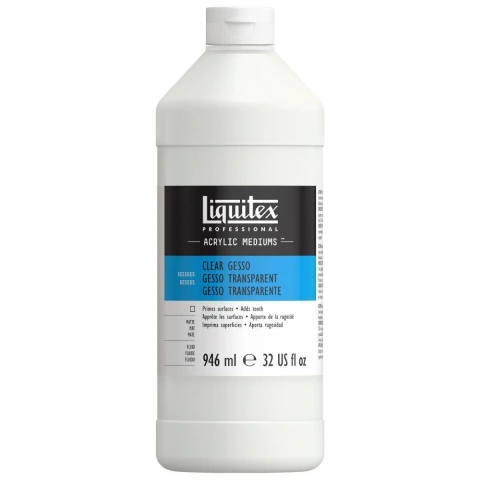 Gesso Acrilico Transparente Clear Liquitex 946ml