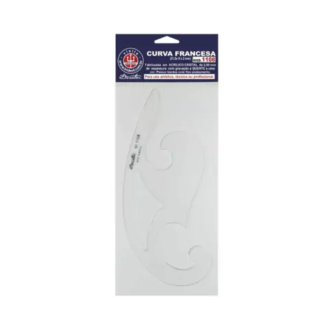 Curva Francesa Trident 1108 21,5x9cm