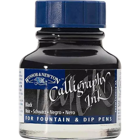 Tinta Caligrafica Winsor & Newton 30ml Black
