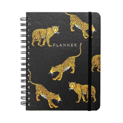 Planner Wire-o Cicero Oncas 14,8x21cm Preto