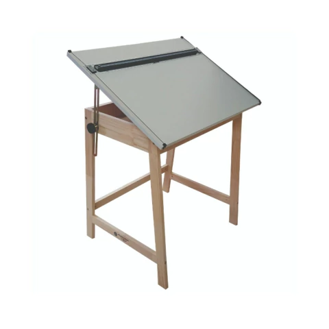 Mesa de Desenho Trident Universitaria 80x60cm c/ Regua Paralela