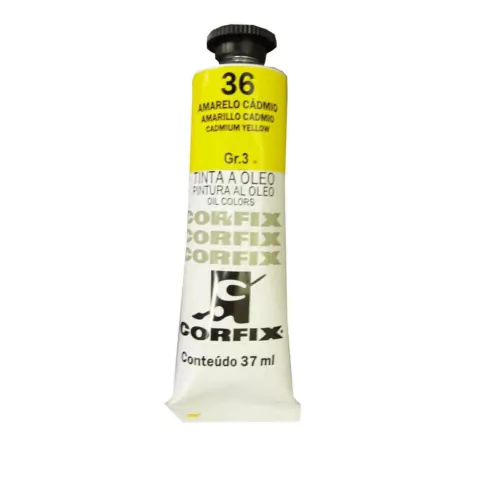 Tinta Oleo Corfix G3 36 Amarelo Cadmio 37ml