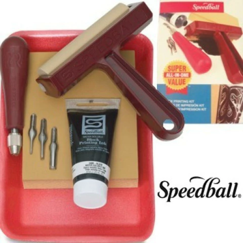 Kit Para Xilogravura Básico Speedball