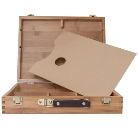 Maleta de Pintura de Madeira com Paleta Sinoart