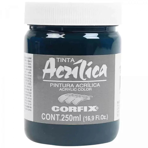 Tinta Acrilica Corfix G1 73 Verde Esmeralda 250ml