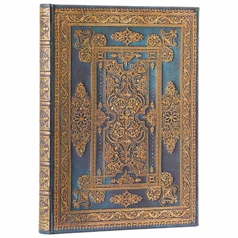 Caderno Paperblanks Ultra 23x18cm Capa Dura Pautado - Blue Luxe