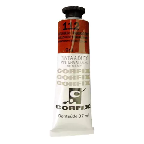 Tinta Oleo Corfix G2 112 Amarelo Oxido Transparente 37ml