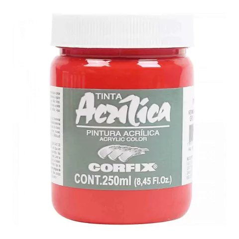 Tinta Acrilica Corfix G1 56 Vermelho Frances 250ml