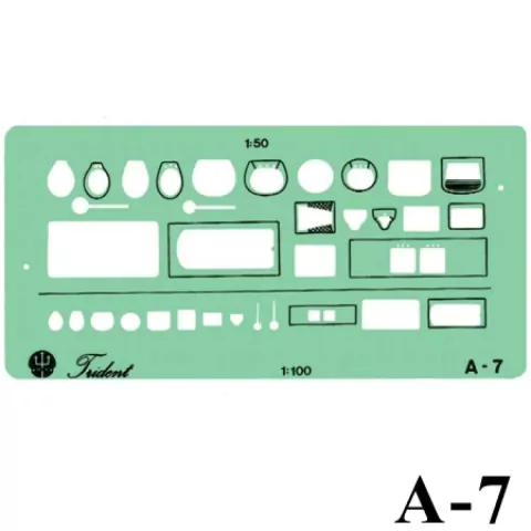 Gabarito Arquitetura A-07 Sanitarios Trident
