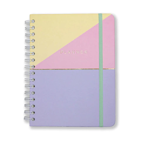 Planner Wire-o Cicero Pastel Block 14,8x21cm Color