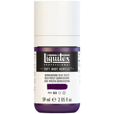 Tinta Acrilica Liquitex Soft Body 59ml S3 Quinacridone Blue Violet