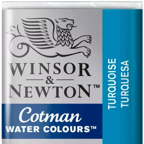 Aquarela Cotman W&N Pastilha 654 Turquoise