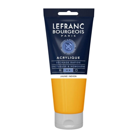 Tinta Acrilica Fine Lefranc & Bourgeois 212 Indian Yellow 200ml