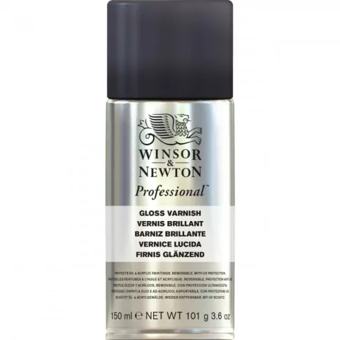 Verniz Spray Brilhante Gloss Varnish Winsor & Newton 150ml