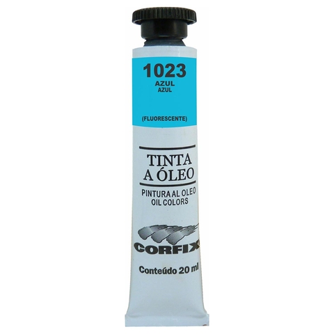 Tinta Oleo Corfix Fluorescente 1023 Azul 20ml