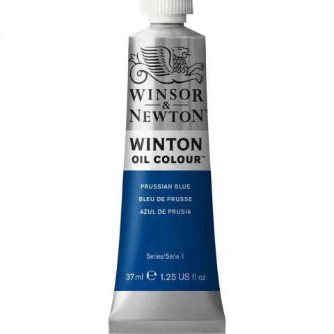 Tinta Oleo Winton Winsor & Newton 538 Prussian Blue 37ml