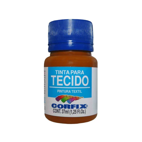 Tinta para Tecido Fosca Corfix 305 Ocre Ouro 37ml