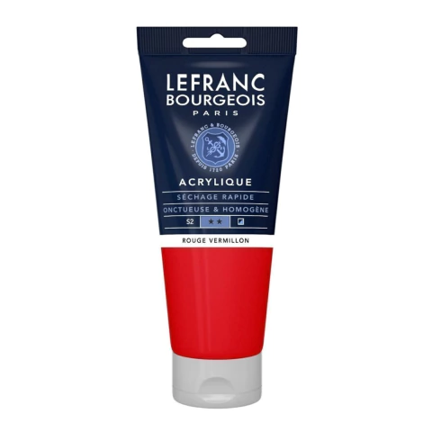 Tinta Acrilica Fine Lefranc & Bourgeois 393 Red Vermilion 200ml