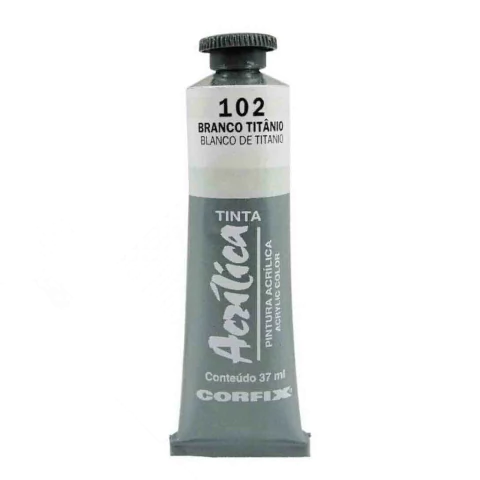 Tinta Acrilica Corfix 102 Branco Titanio 37ml