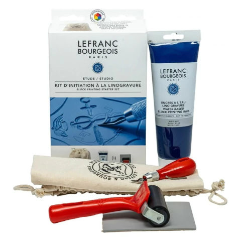 Kit para Linoleo Gravura Lefranc & Bourgeois
