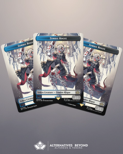 Zombie Rogue 2/2 Token - 3 PACK - comprar online