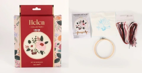 SET IBI CRAFT DE BORDADO HELEN